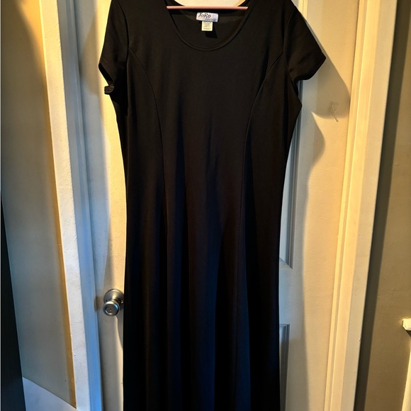 JoRo Long Black Dress size 18 New - Picture 1 of 3